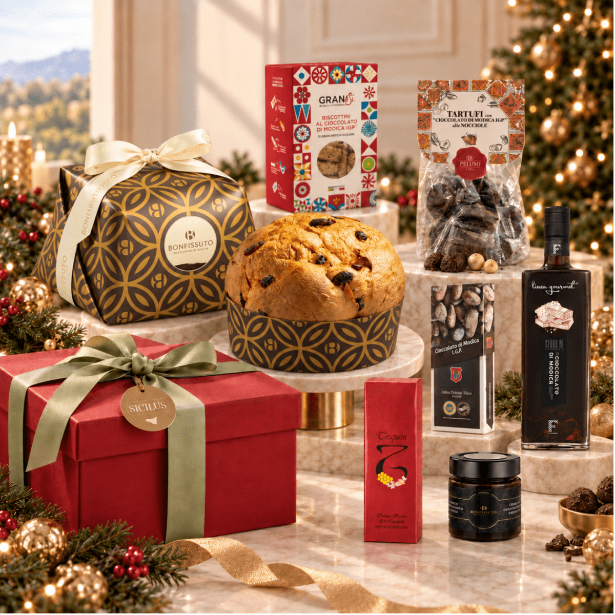 Weihnachtskorb "Modica Cioccolato"