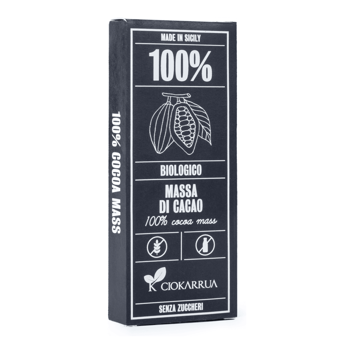 Massa di cacao 100% bio Ciokarrua 50 g