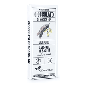 Cioccolato di Modica IGP bio Ciokarrua carrube di Sicilia 68 g