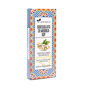 Cioccolato di Modica IGP From Sicily with Love Ciokarrua Pistacchio di Sicilia 80 g