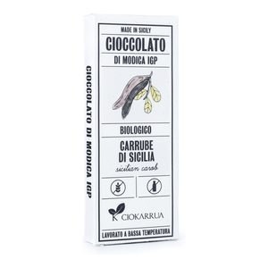 Cioccolato di Modica IGP bio Ciokarrua carrube di Sicilia 68 g