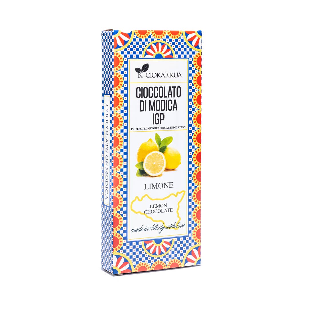 Cioccolato di Modica IGP From Sicily with Love Ciokarrua Limone 80 g