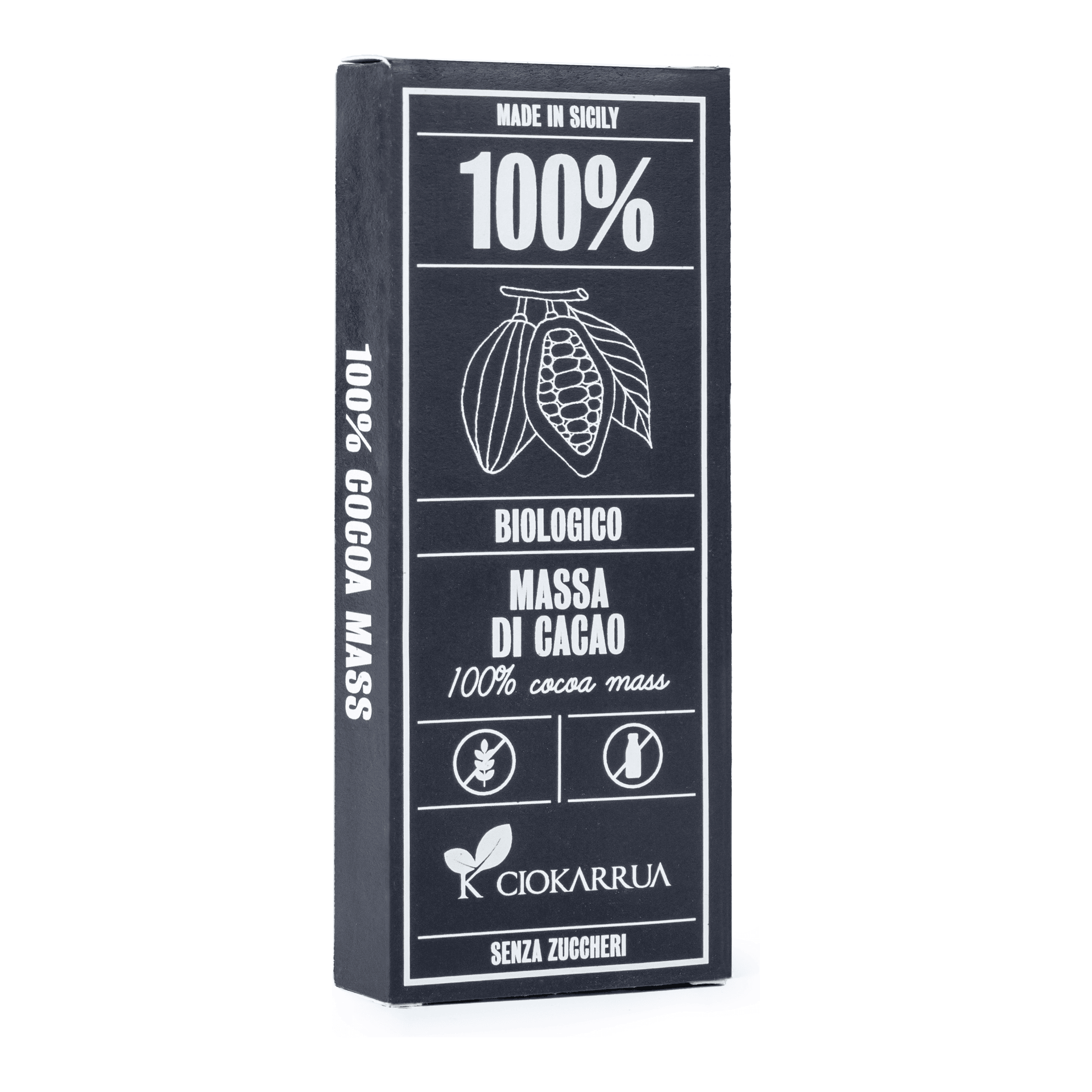 Massa di cacao 100% bio Ciokarrua 50 g