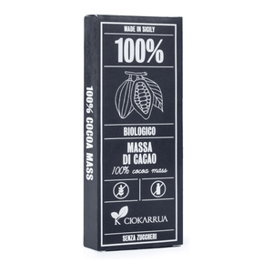 Massa di cacao 100% bio Ciokarrua 50 g