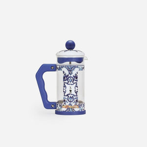 Coffee Press Bialetti Dolce&Gabbana Blu Mediterraneo vista laterale