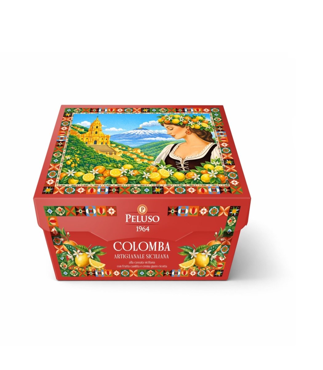 Colomba artisanale avec cassata sicilienne 1 kg - Ligne Fantasy
