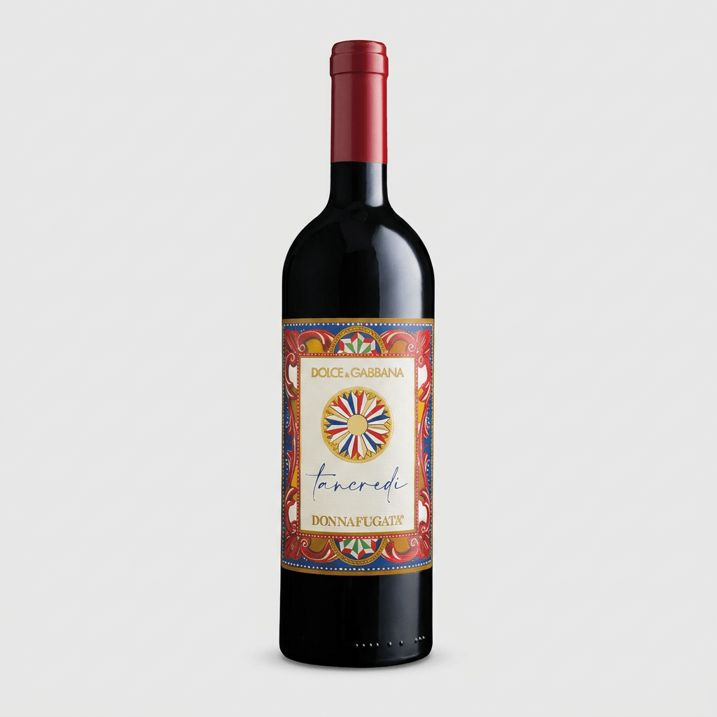 Tancredi Donnafugata × Dolce&Gabbana – vino rosso Terre Siciliane IGT, bottiglia da 75 cl