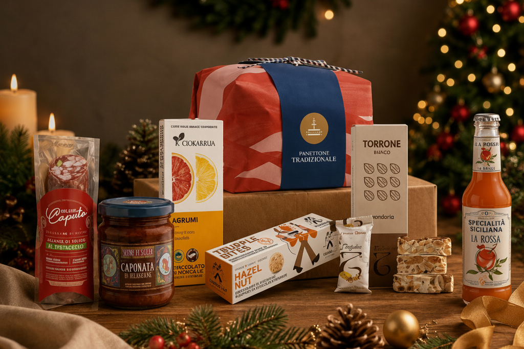 Specialità siciliane Sicilus con scatola regalo