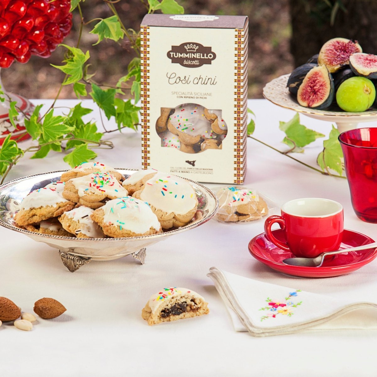 Cosi Chini Tumminello biscotti ripieni siciliani ai fichi e cioccolato