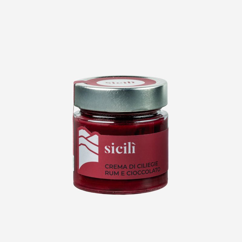 Crema di ciliegie rum e cioccolato Sicilì