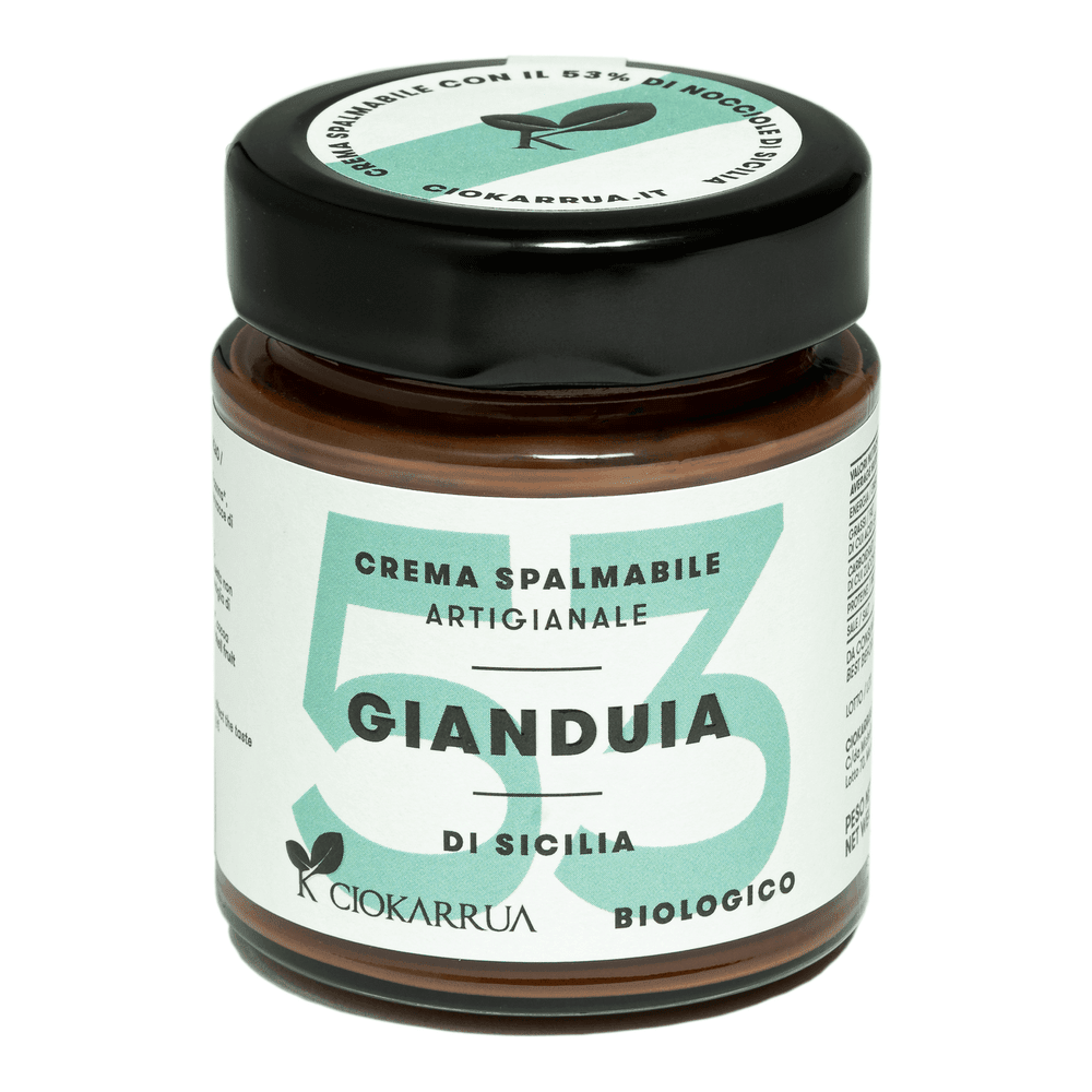 Crema Gianduia di Sicilia Bio Ciokarrua