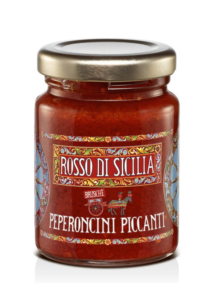 Condimento per Bruschette "Peperoncini Piccanti", Box Cunzata - Sicilus Srl