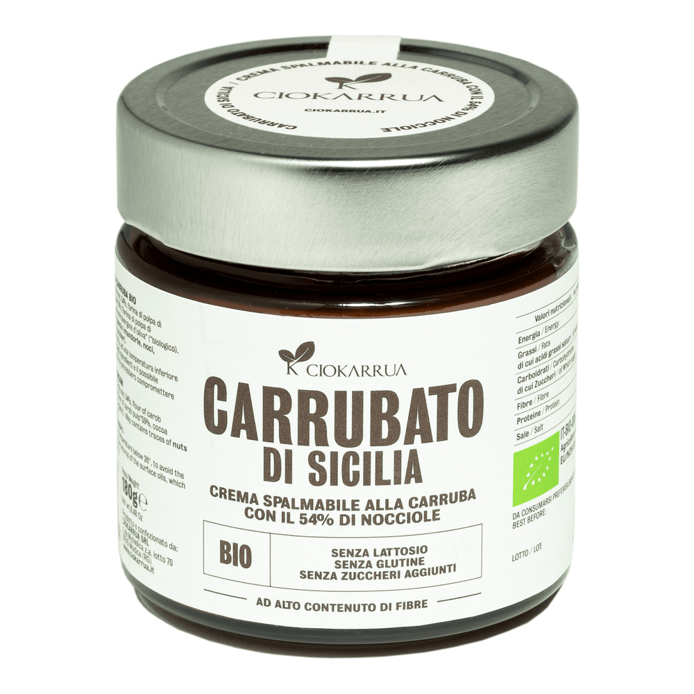 Crema Spalmabile Carrubato di Sicilia Bio Ciokarrua 180 g