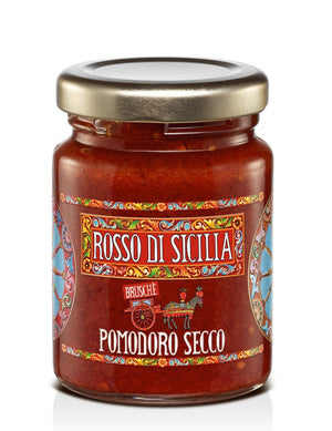 Paté di pomodori secchi incluso nel box creme per bruschette siciliane