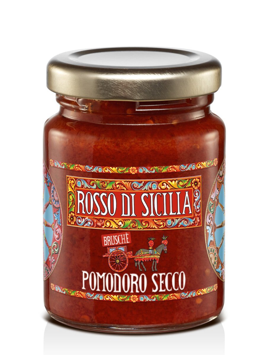 Paté di pomodori secchi incluso nel box creme per bruschette siciliane