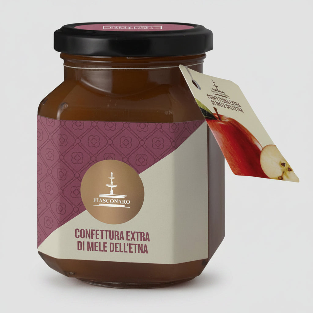 Cesta di Natale "Madre Etna" con prodotti tipici siciliani, cesta regalo aziendale