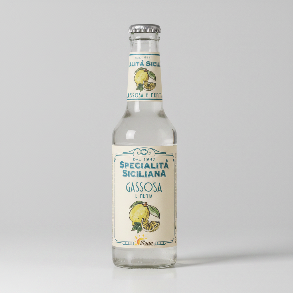 Gassosa e Menta Bona – bottiglia da 275 ml – confezione da 24