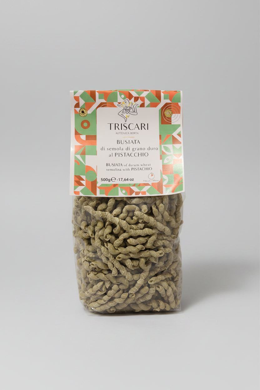 Pasta busiata al pistacchio di Triscari