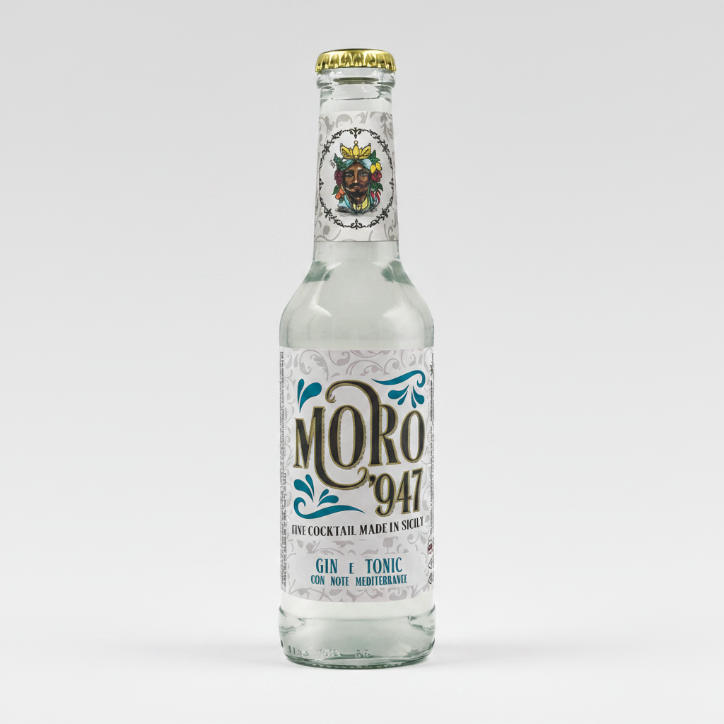 Gin & Tonic Moro ’947 – bottiglia da 275 ml – confezione da 24