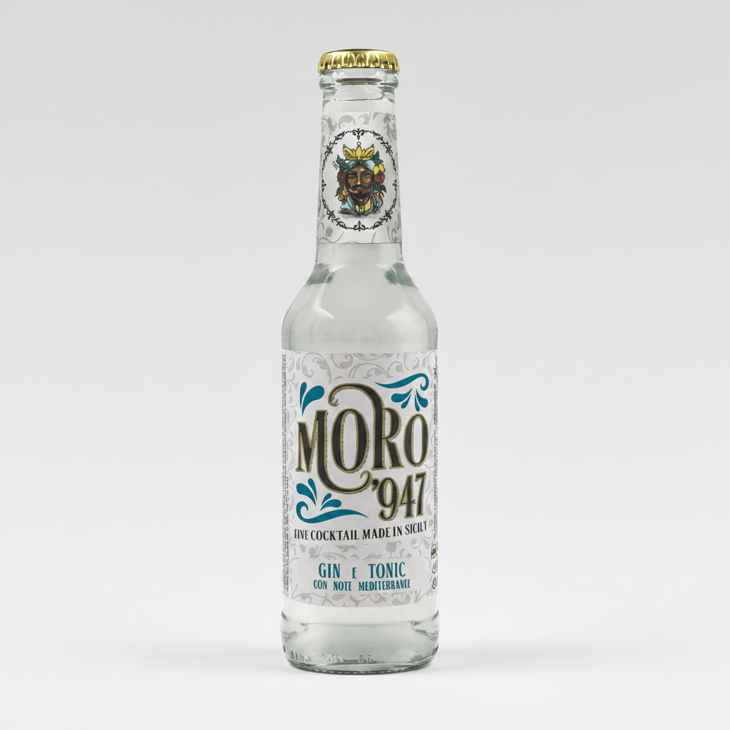 Gin & Tonic Moro ’947 – bottiglia da 275 ml – confezione da 24