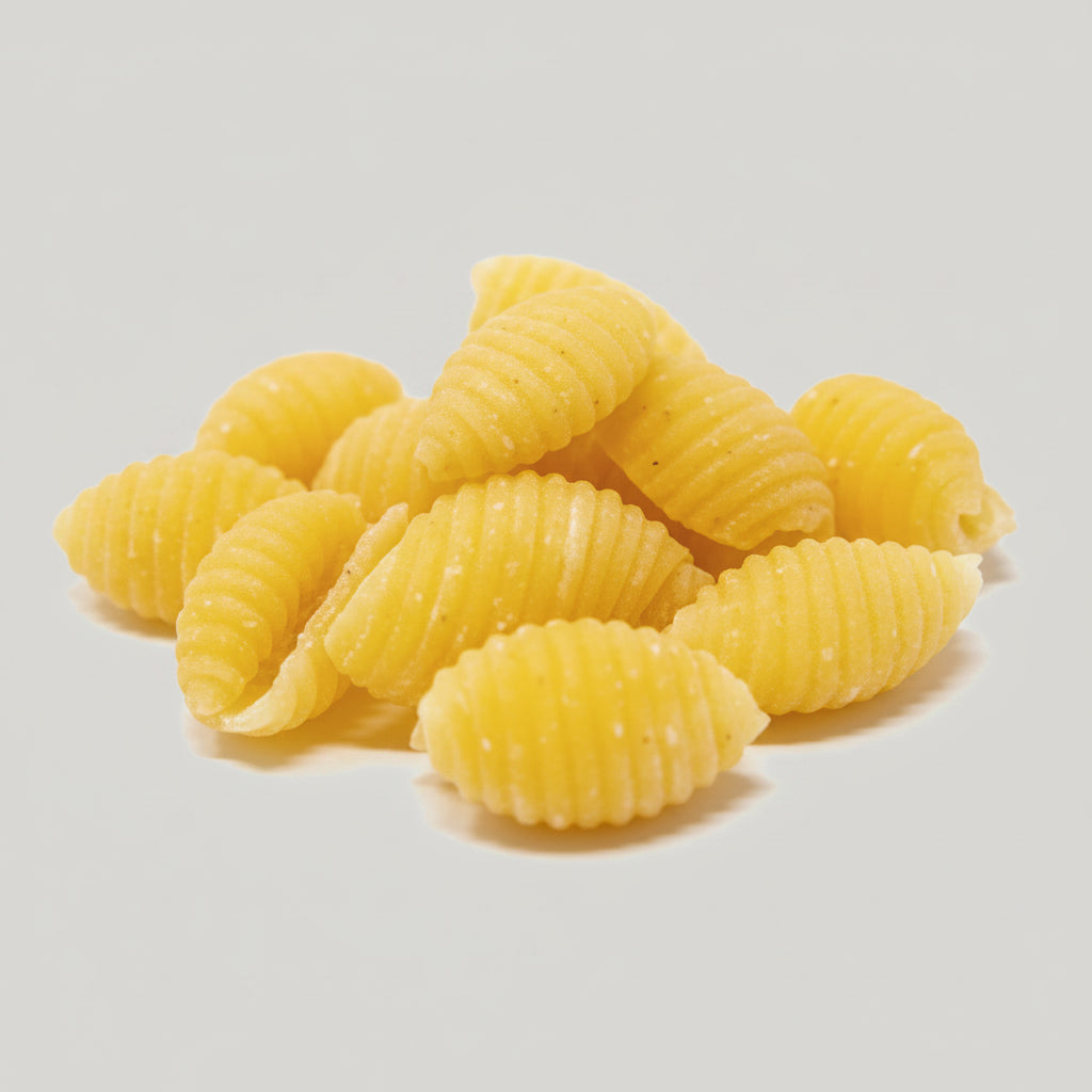 Box 6 pz di Pasta artigianale "Gnocchetti" trafilata al bronzo di grano antico Russello, 500 gr - Sicilus Srl