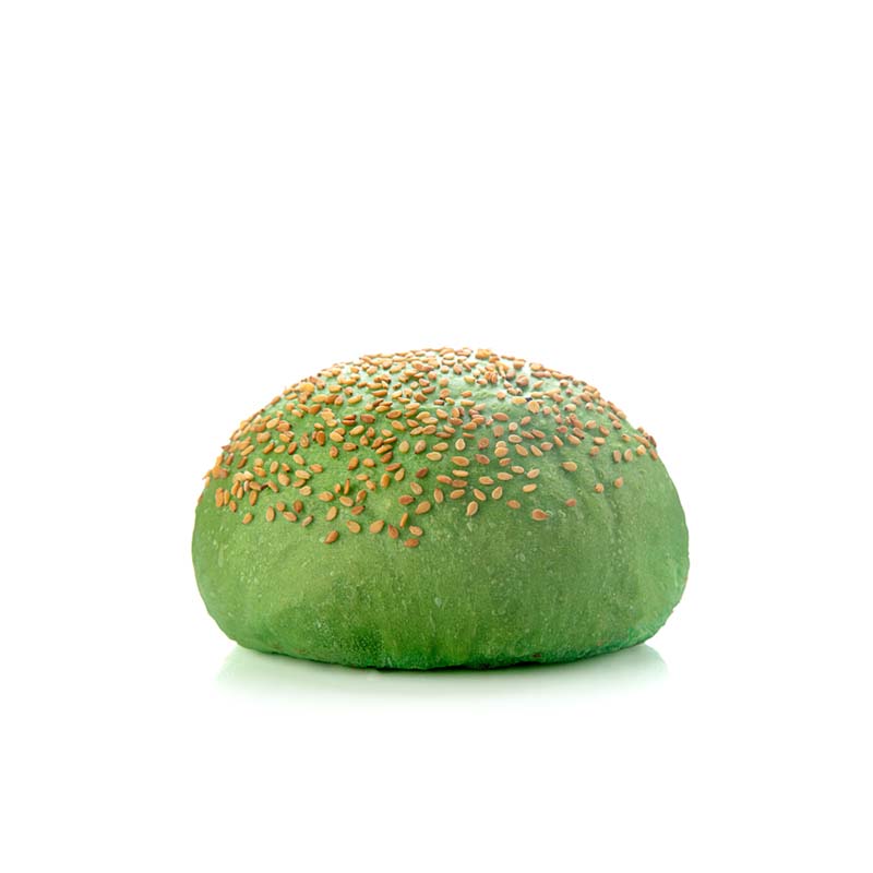 burger bun green mini