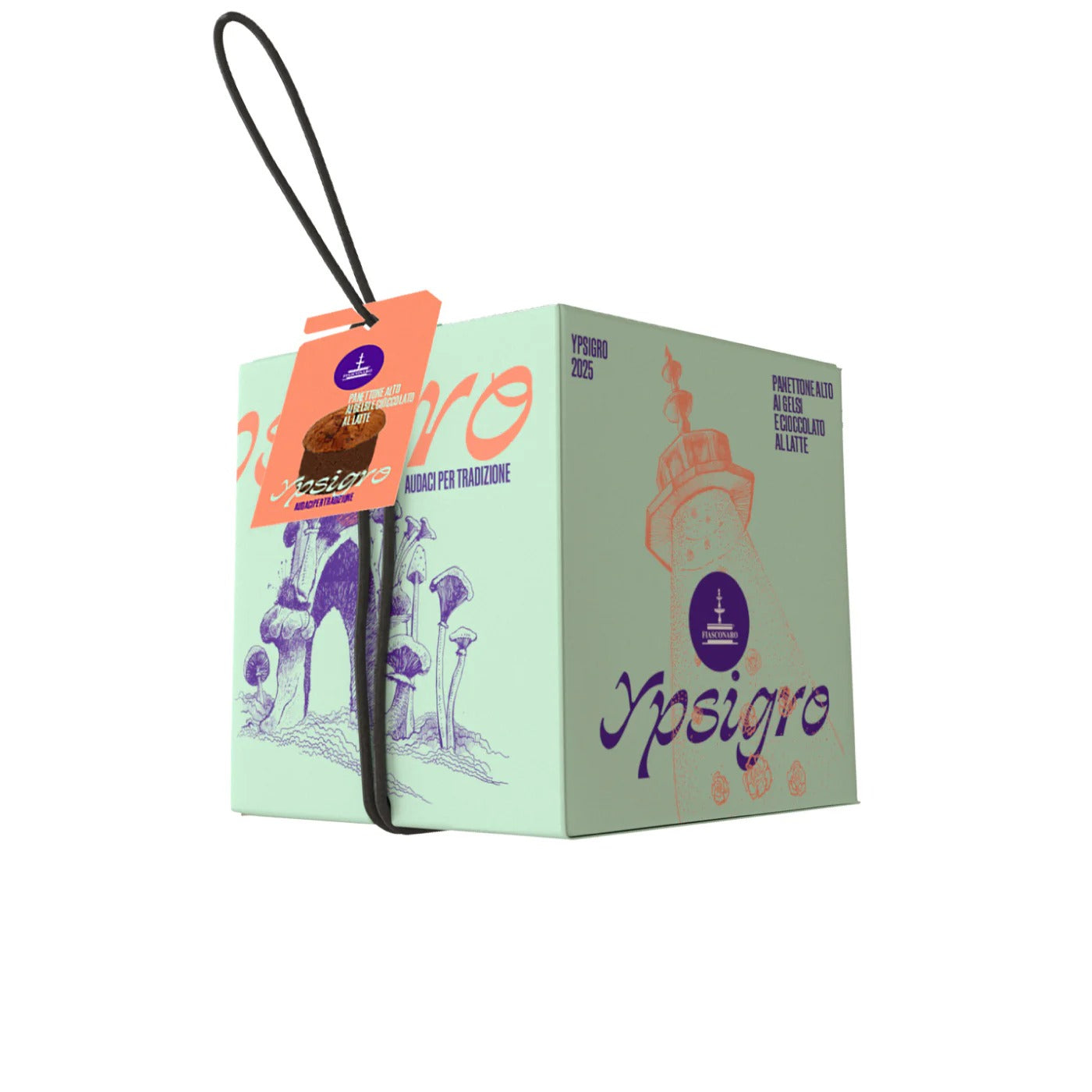 Ypsigro Panettone with Mulberries and Milk Chocolate - Fiasconaro (750 g)