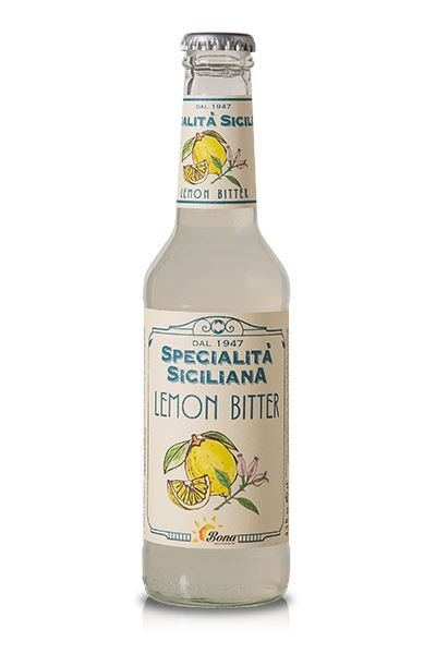 Lemon Bitter, Soft Drink Siciliano, 24 x 275 ml - Sicilus Srl
