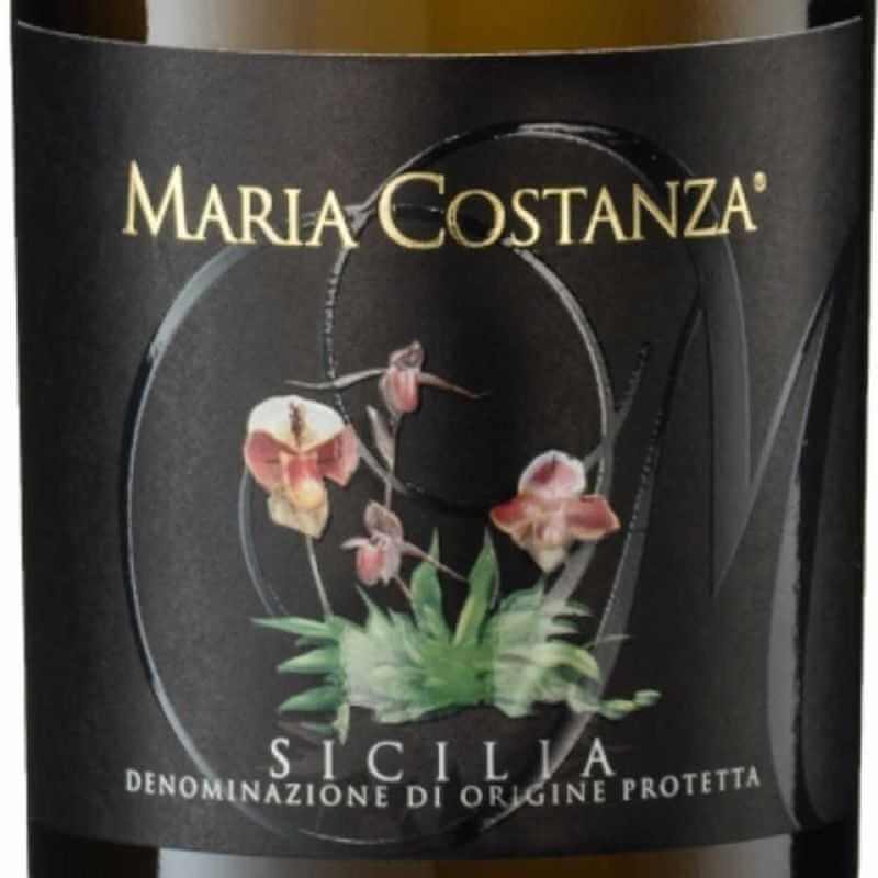 etichetta maria costanza bianco biologico vino cantina milazzo