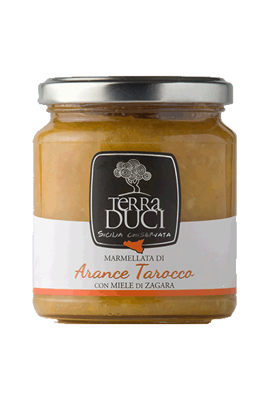 marmellata con arancia tarocco e miele di Zagara