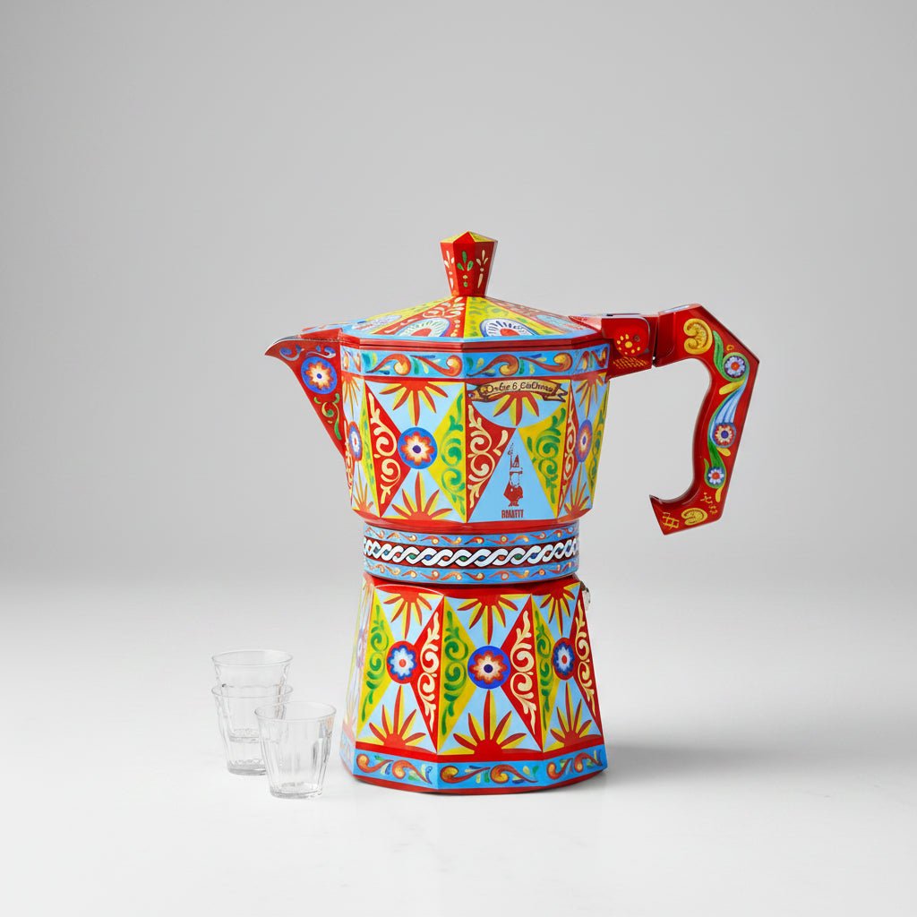 Moka Express Bialetti Dolce&Gabbana Carretto Siciliano da collezione 50 tazze