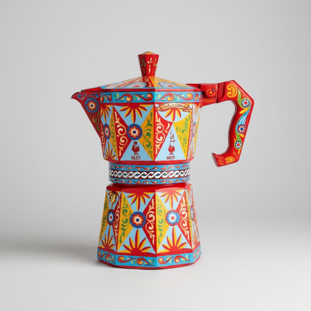 Moka Express 50 Tazze Dolce&Gabbana Carretto Siciliano – da Collezione