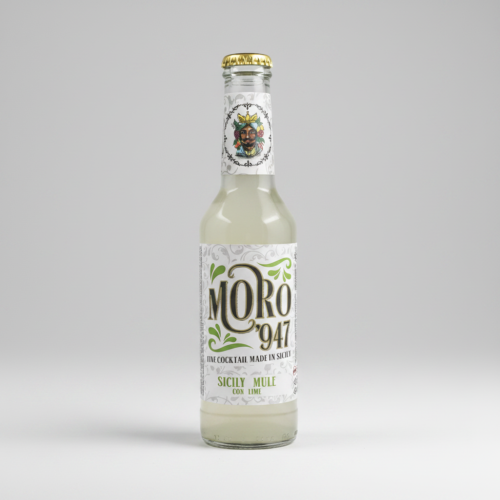 Sicily Mule Moro 947 cocktail siciliano zenzero e lime bottiglia 275 ml