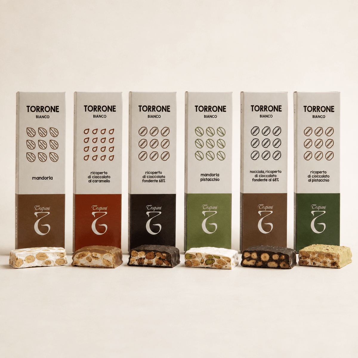 Multipack torrone siciliano Torrone Trapani 6 gusti – Sicilus