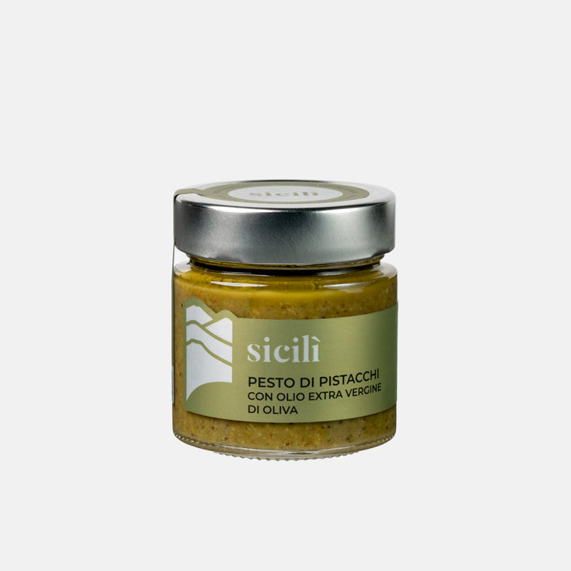Pesto di pistacchi con olio extravergine di oliva Sicilì 200 g Neromonte
