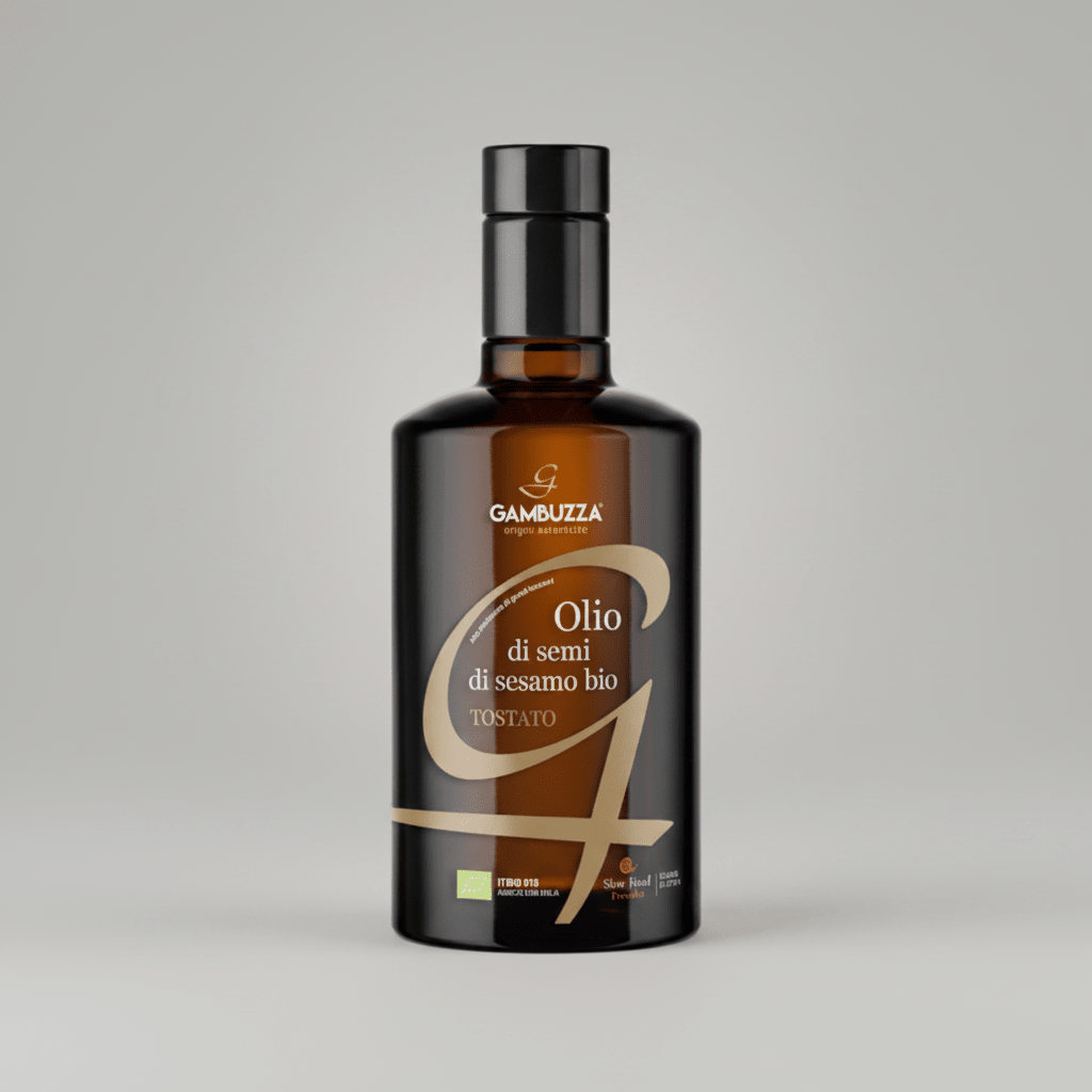 Olio di Semi di Sesamo Tostato Bio Gambuzza 250 ml