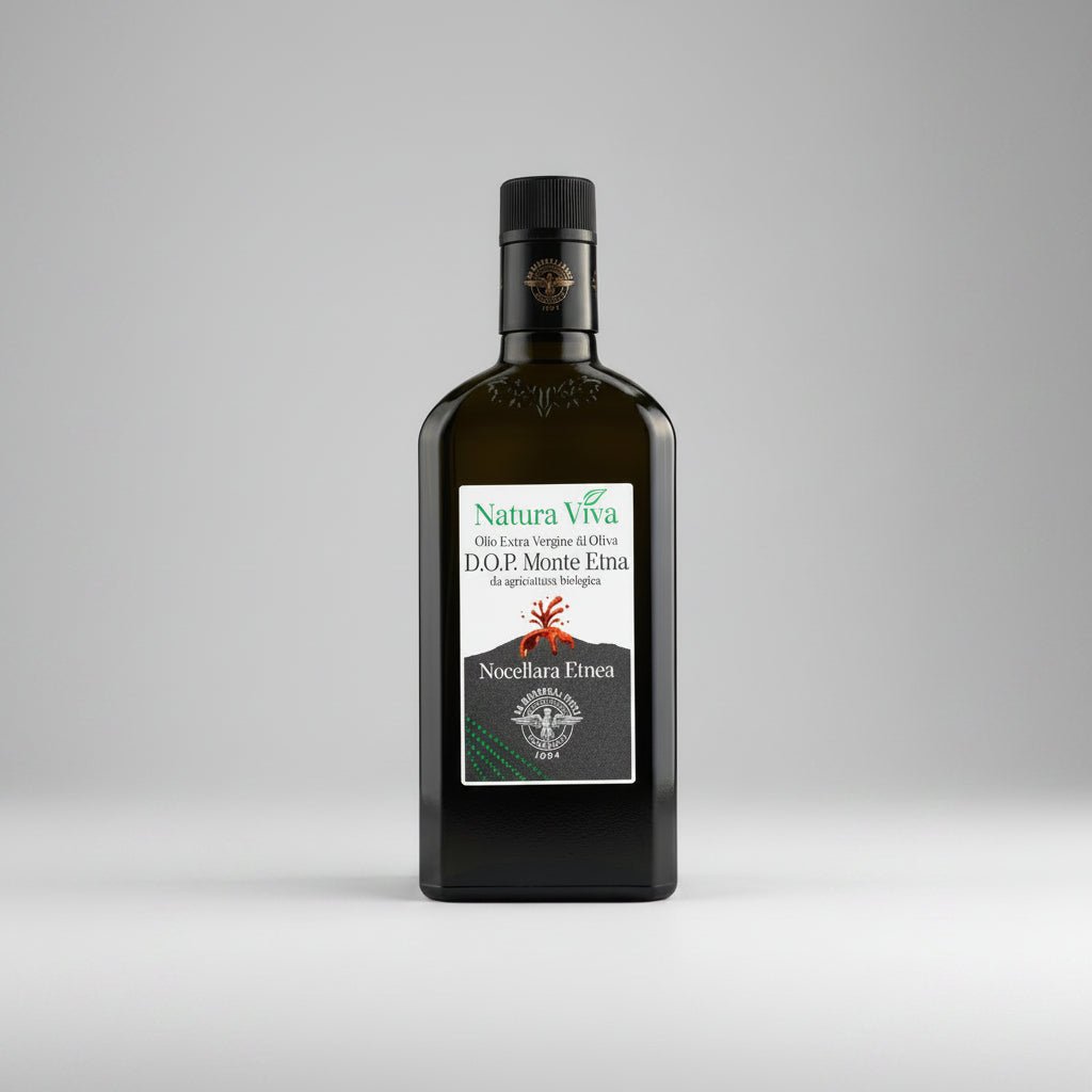 Olio EVO biologico DOP Monte Etna Natura Viva Barbera 500 ml
