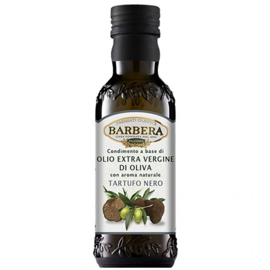 CONDIMENTO OLIO EXTRAVERGINE DI OLIVA AROMATIZZATO AL TARTUFO NERO 
