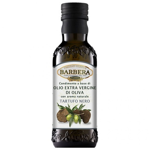 CONDIMENTO OLIO EXTRAVERGINE DI OLIVA AROMATIZZATO AL TARTUFO NERO 