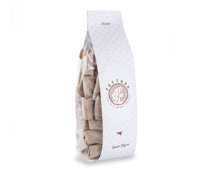 pacchetto di Pasta artigianale "paccheri integrali
" trafilata al bronzo di grano antico Russello, 500 gr - Sicilus Srl