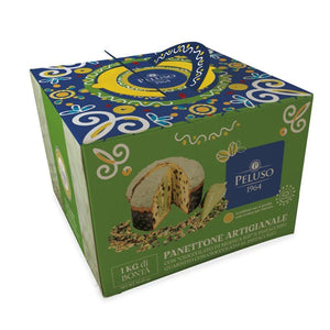 Panettone al Pistacchio e Cioccolato di Modica - Sicilus Srl