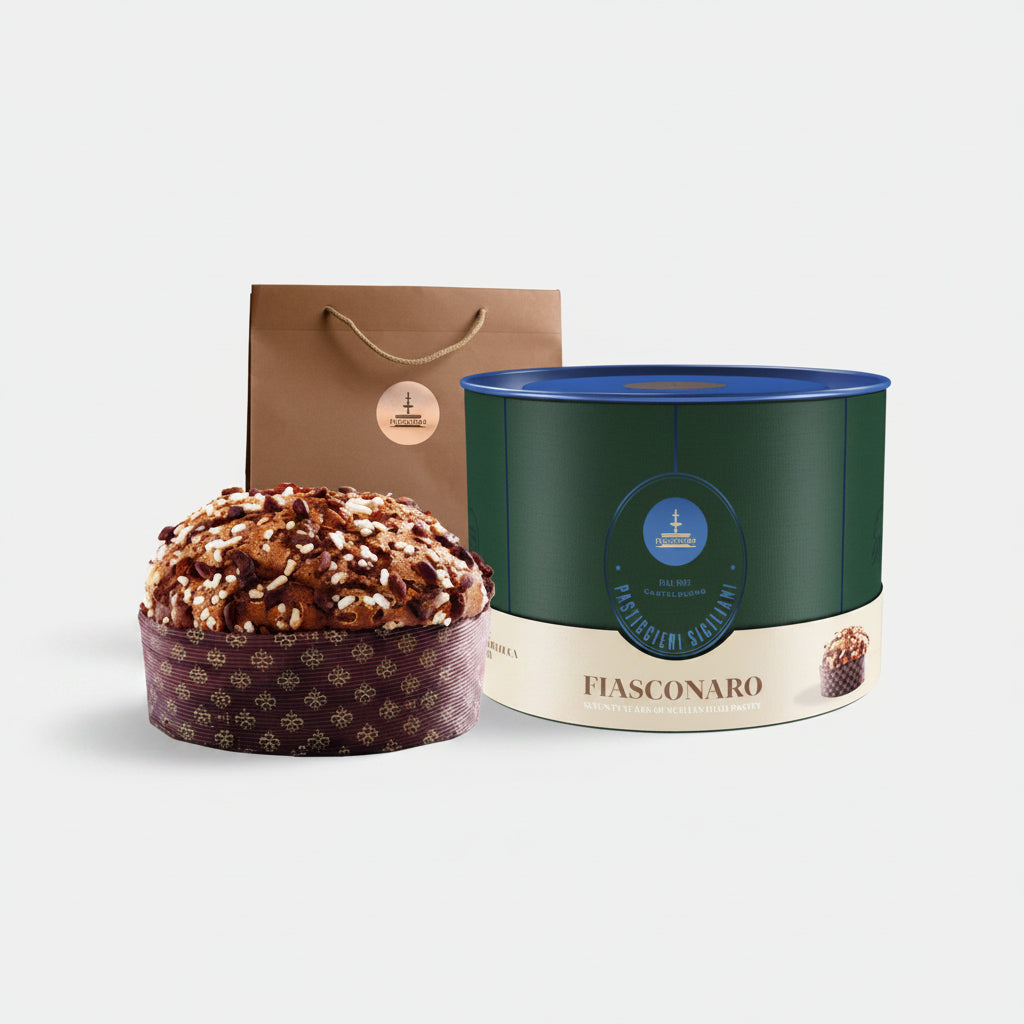 Panettone Ananas, Albicocca e Pistacchi Fiasconaro Collezione 1953 1 kg