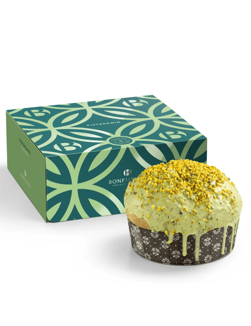 Panettone Artigianale al Pistacchio Senza Glutine 1kg