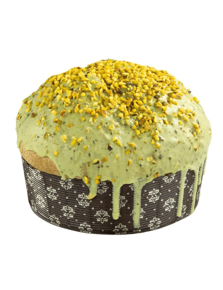 Panettone Artigianale al Pistacchio Senza Glutine 1kg senza scatola