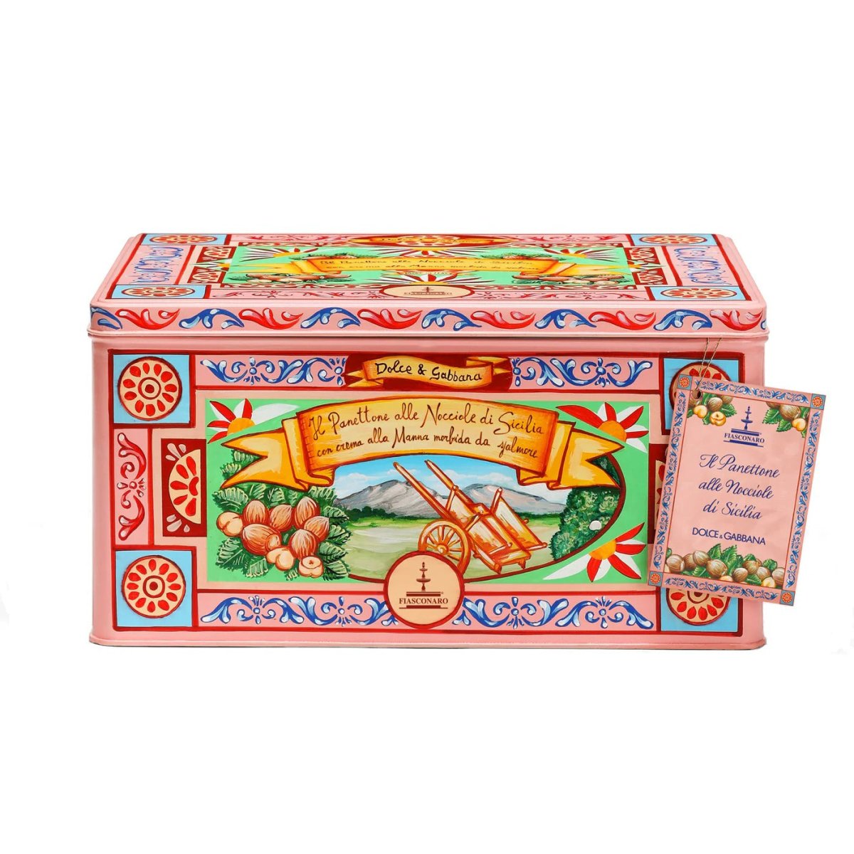 Panettone Fiasconaro con Dolce & Gabbana alle Nocciole e Manna - Sicilus 