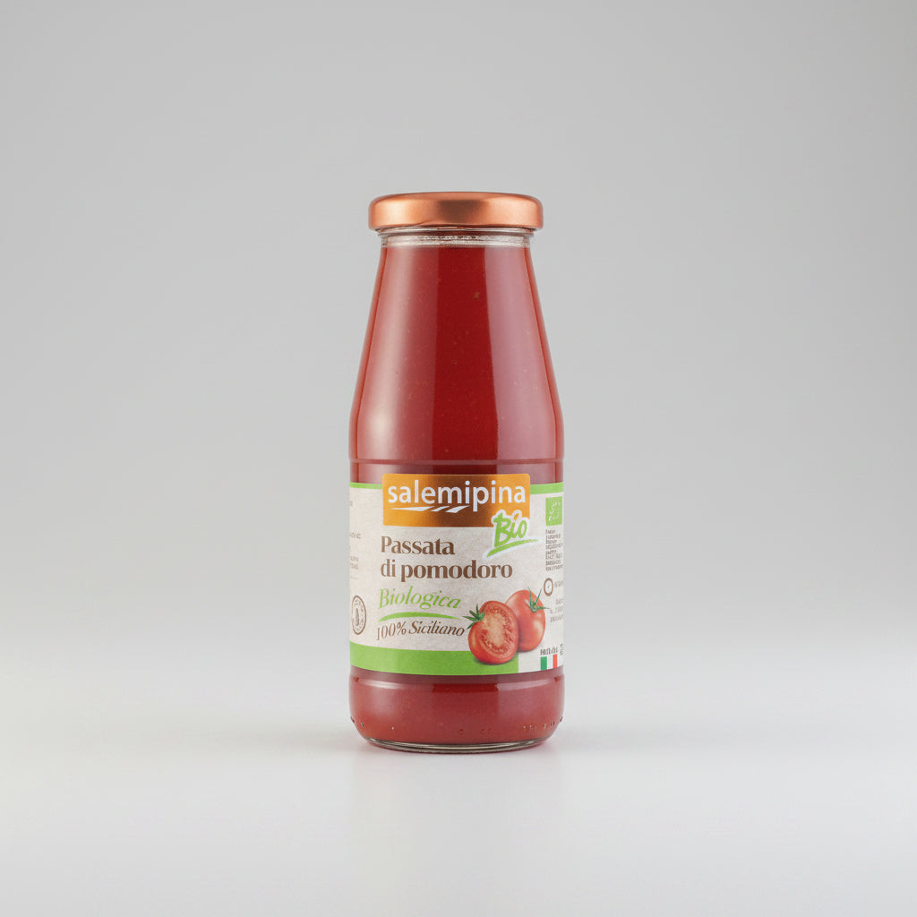 Passata di pomodoro biologica Salemi Pina 420 g prodotta in Sicilia
