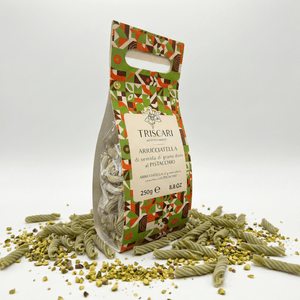 Pasta Arricciatella al pistacchio siciliana