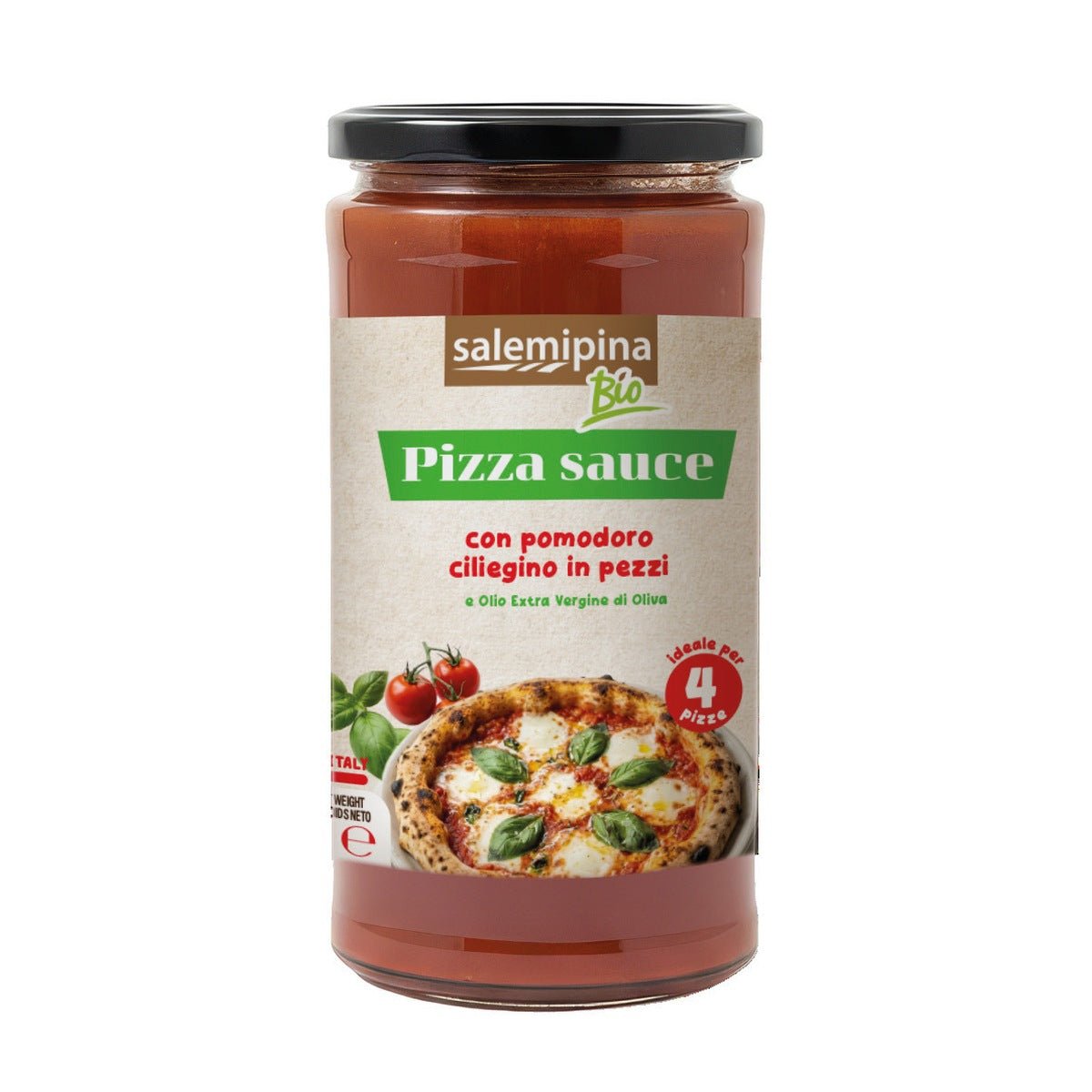 Pizza Sauce biologica Salemi Pina con pomodoro ciliegino in pezzi 550 g