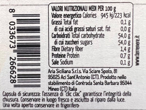 Valori Nutrizionali di Pomodori Confit