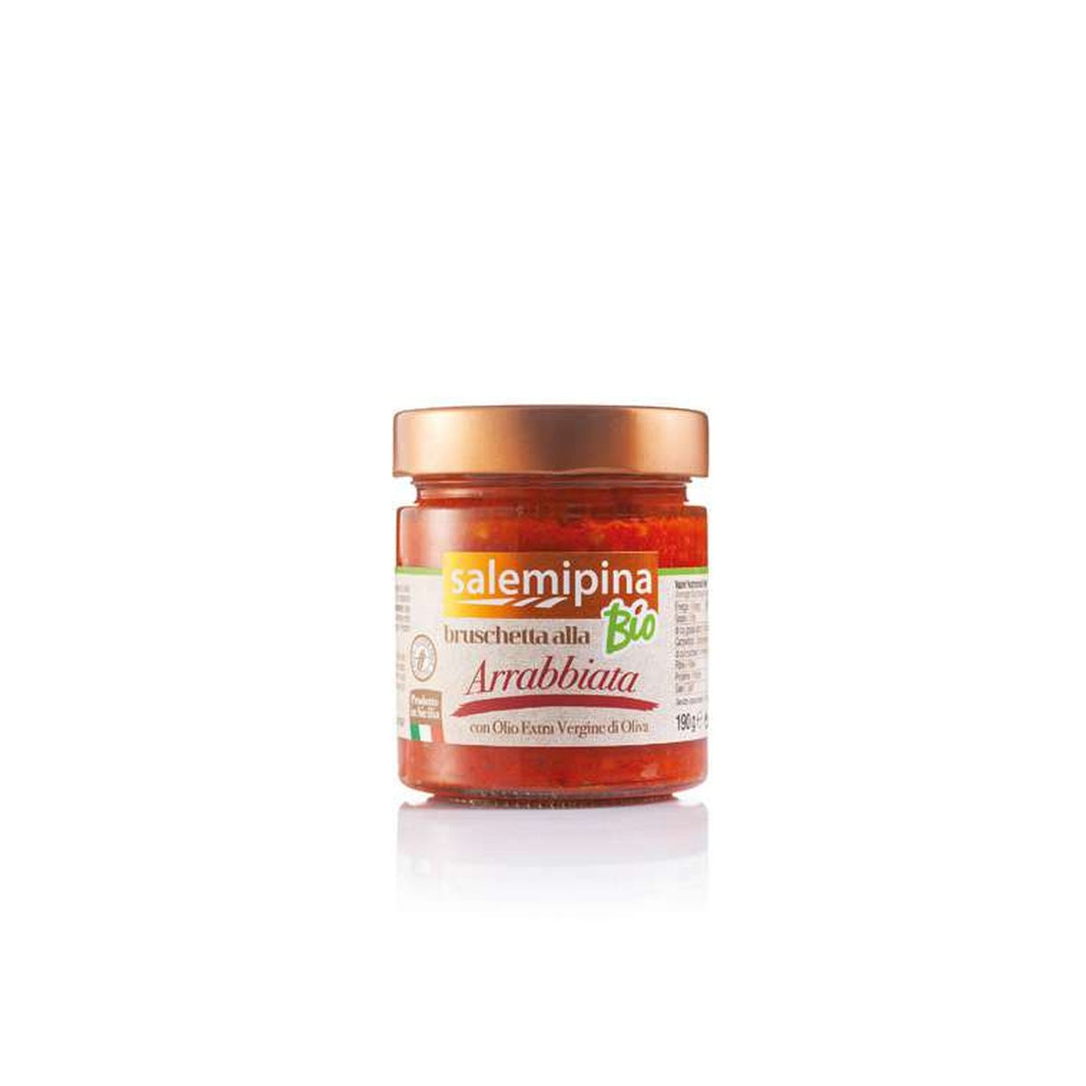 Bruschetta all’Arrabbiata biologica Salemi Pina 190 g